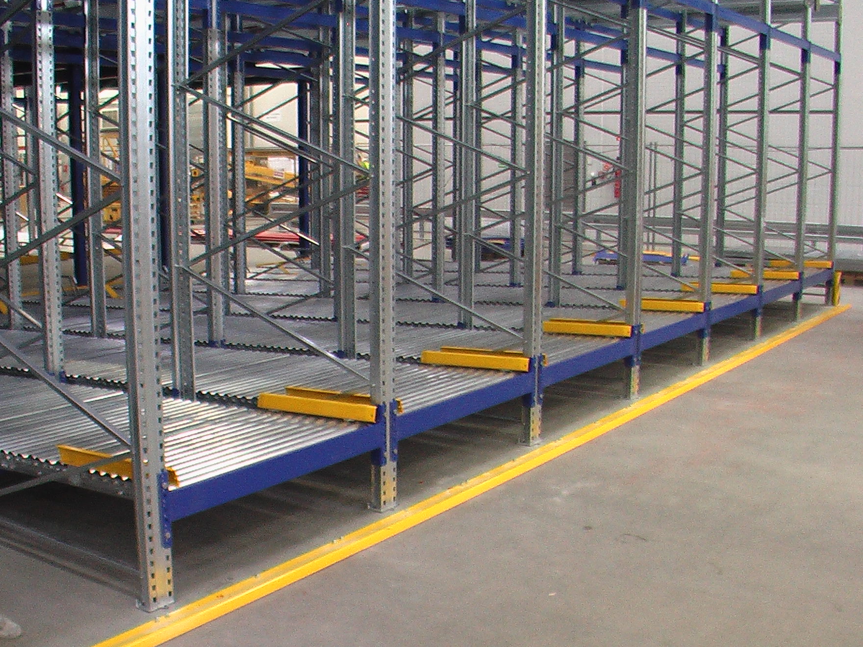 Set Back Rack Push Back Racks - RTC Regały