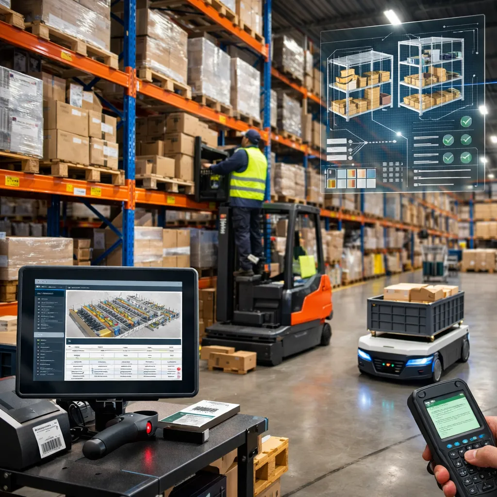 Systemy WMS a regały magazynowe – jak to działa