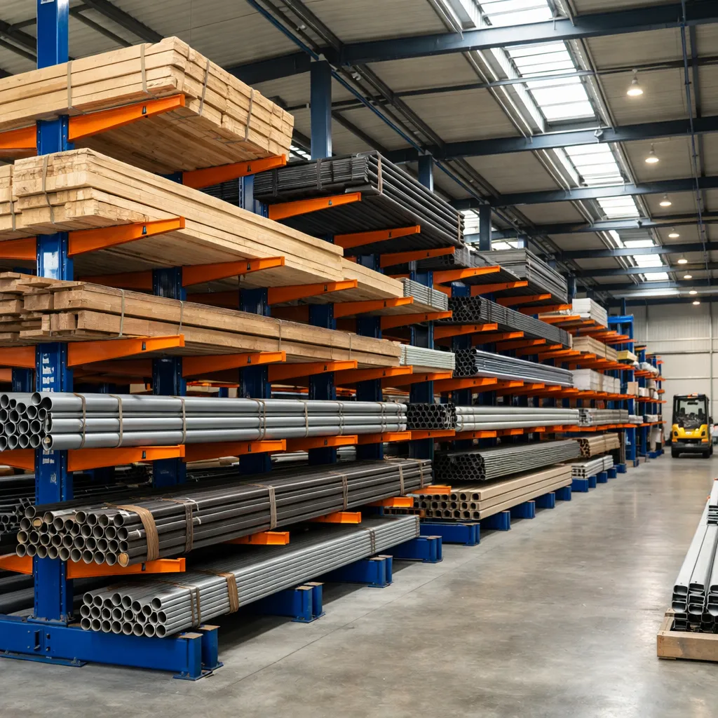 Regały wspornikowe – idealne rozwiązanie dla długich materiałów